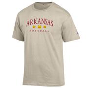  Arkansas Champion Women's Arch Softball Tee