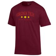  Virginia Tech Champion Women's Arch Softball Tee