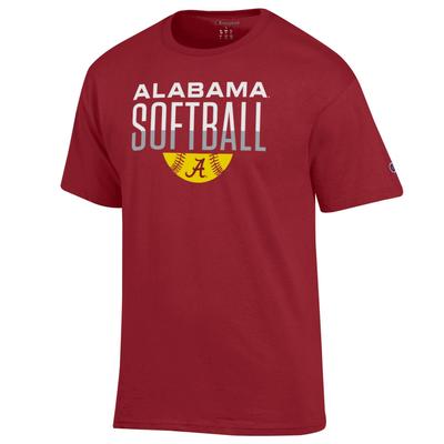 Alabama Champion Women's Split Color Softball Tee