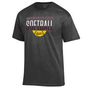  Mississippi State Champion Women's Split Color Softball Tee