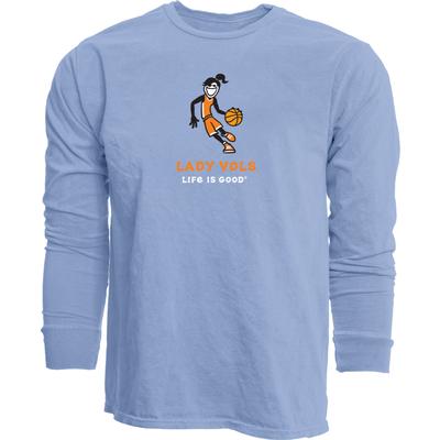 Tennessee Lady Vols Life is Good Jackie Basketball II Long Sleeve Tee