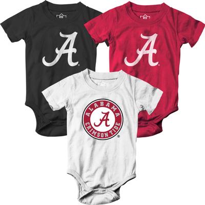 Alabama Wes and Willy Infant 3 Pack Hopper Set