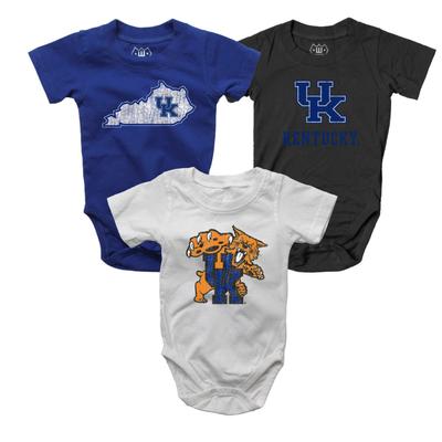 Kentucky Wes and Willy Infant 3 Pack Hopper Set