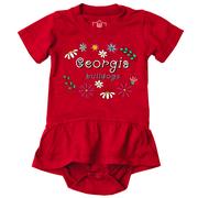  Georgia Wes And Willy Infant Flower Jersey Hopper Onesie