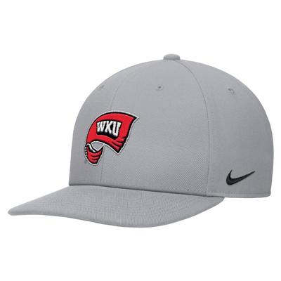 Western Kentucky Nike YOUTH Pro Flat Bill Snapback Cap WOLF_GREY