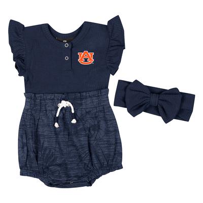 Auburn Colosseum Infant Fern Onesie and Headband