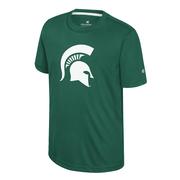  Michigan State Colosseum Youth Ripple Poly Tee