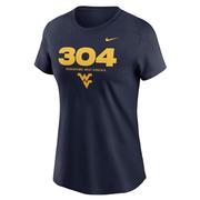  West Virginia Nike Women's Local Cotton Tee