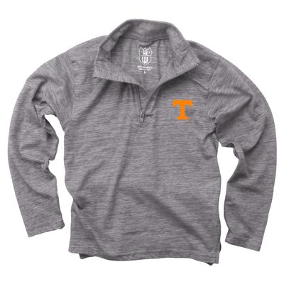 Tennessee Wes and Willy Kids Cloudy Yarn Fleece 1/4 Zip Pullover