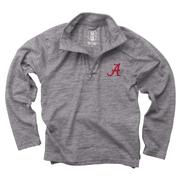  Alabama Wes And Willy Kids Cloudy Yarn Fleece 1/4 Zip Pullover