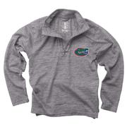  Florida Wes And Willy Youth Cloudy Yarn Fleece 1/4 Zip Pullover