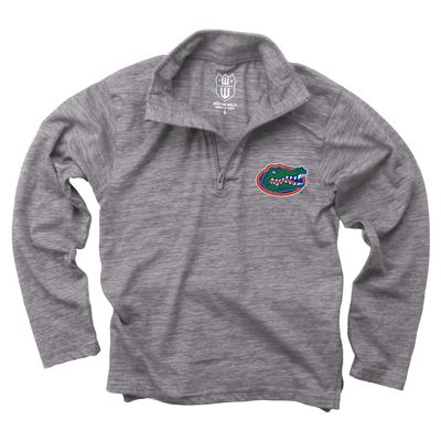 Florida Wes and Willy Kids Cloudy Yarn Fleece 1/4 Zip Pullover