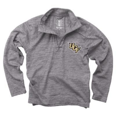 UCF Wes and Willy Kids Cloudy Yarn Fleece 1/4 Zip Pullover