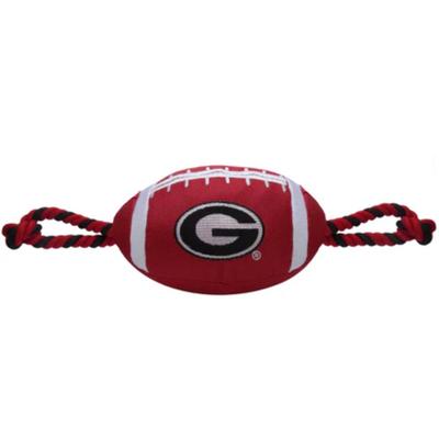 Georgia Nylon Football Tug Toy