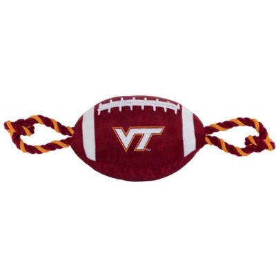 Virginia Tech Nylon Football Tug Toy