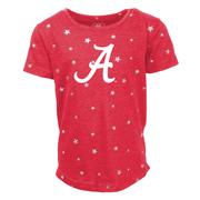  Alabama Wes And Willy Kids Shimmer Star Drop Tee