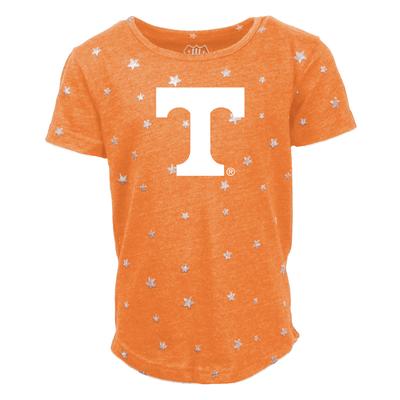 Tennessee Wes and Willy Kids Shimmer Star Drop Tee