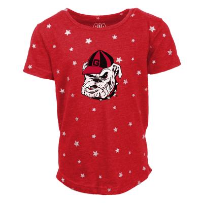 Georgia Wes and Willy Toddler Shimmer Star Drop Tee