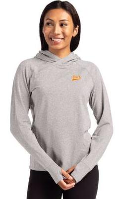 Tennessee Cutter & Buck Women's Vols Script Adapt Heathered Hoodie