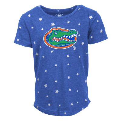 Florida Wes and Willy Kids Shimmer Star Drop Tee