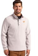  Tennessee Cutter & Buck Hunts Point Textured Fleece Snap Pullover