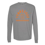  Tennessee Basketball State Outline Comfort Colors Long Sleeve Tee