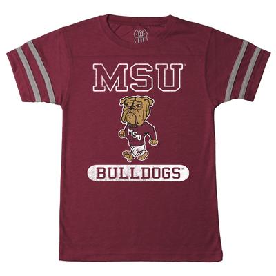 Mississippi State Wes and Willy Vault Toddler Stripe Sleeve Tee