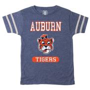  Auburn Wes And Willy Vault Toddler Stripe Sleeve Tee