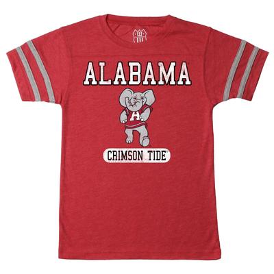 Alabama Wes and Willy Vault Toddler Stripe Sleeve Tee