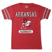  Arkansas Wes And Willy Vault Toddler Stripe Sleeve Tee