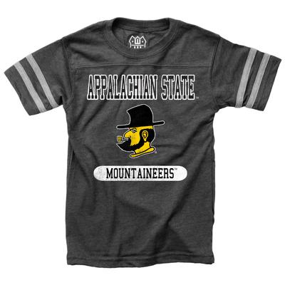 App State Wes and Willy Toddler Stripe Sleeve Tee