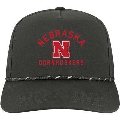 Nebraska Legacy Caddy Alt Arch Rope Snapback Cap