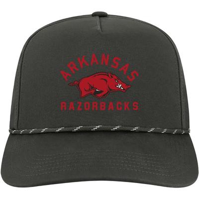 Arkansas Legacy Caddy Alt Arch Rope Snapback Cap