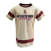  Mississippi State Wes And Willy Vault Youth Oversized Tunic