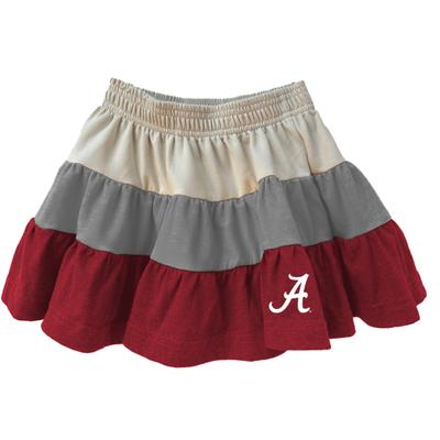 Alabama Wes and Willy Kids Tiered Skort