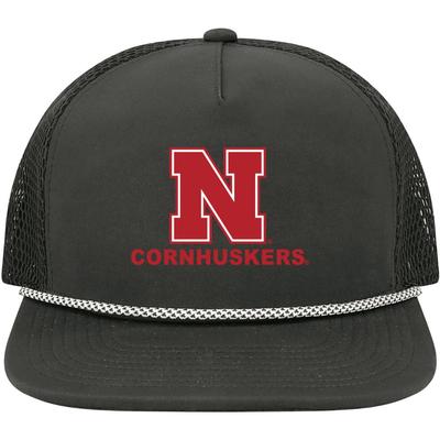 Nebraska Legacy Front Nine Rope Mesh Adjustable Cap