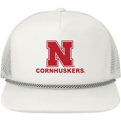 Nebraska Legacy Front Nine Rope Mesh Adjustable Cap