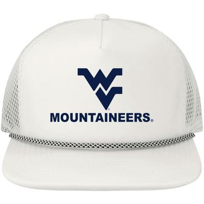 West Virginia Legacy Front Nine Rope Mesh Adjustable Cap