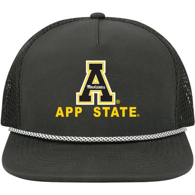 App State Legacy Front Nine Rope Mesh Adjustable Cap