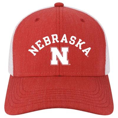 Nebraska Legacy Arch Over Logo Mid-Pro Snapback Trucker Cap