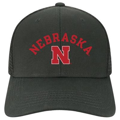 Nebraska Legacy Arch Over Logo Mid-Pro Snapback Trucker Cap