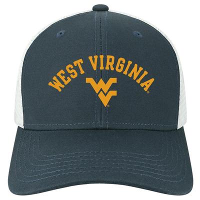 West Virginia Legacy Arch Over Logo Mid-Pro Snapback Trucker Cap