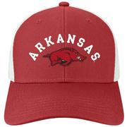  Arkansas Legacy Arch Over Mascot Mid- Pro Snapback Trucker Cap