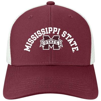 Mississippi State Legacy Arch Over Logo Mid-Pro Snapback Trucker Cap