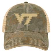  Virginia Tech Legacy Old Favorite Camo Trucker Cap