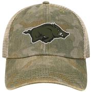  Arkansas Legacy Old Favorite Camo Trucker Cap