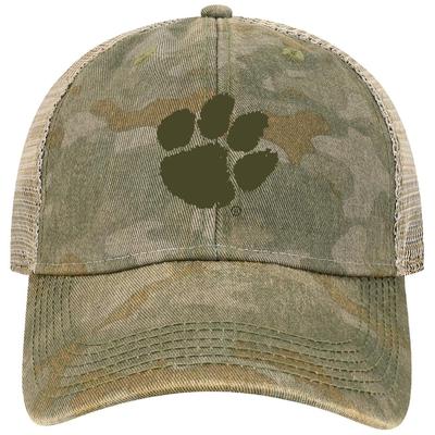 Clemson Legacy Old Favorite Camo Trucker Cap