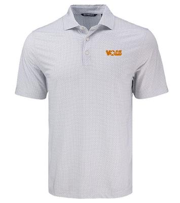 Tennessee Cutter & Buck Vol Star Pike Diamond Dot Print Polo