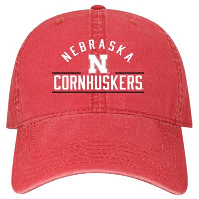 Nebraska Legacy Terra Twill Bridge Embroidered Relaxed Cap