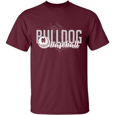 Mississippi State Bayou Apparel Baseball Splatter Tee